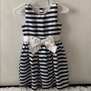 Gymboree blue and white dress